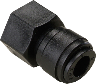 Racord drept cu filet cilindric, pentru furtun metric, 8 mm, fluidFIT