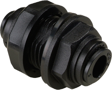 Conector drept traversant pentru furtun metric, 6 mm, plastic POM, fluidFIT