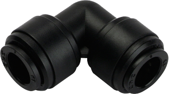 Conector cot pentru furtun metric, 4 mm, fluidFIT, POM, negru