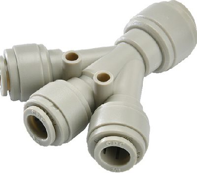 Conector tip Y cu 3 căi pentru furtunuri imperiale