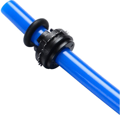 Cartuș conector pentru furtun metric 6 mm, fluidFIT, POM, negru