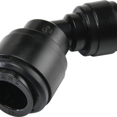Racord cot 45° reducător, fluidFIT, pentru furtun metric 12 mm