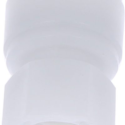 Racord drept cu filet cilindric G 1/4, pentru furtun Ø12 mm, plastic POM, alb