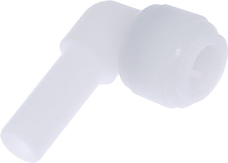 Racord cot cu tulpină, plastic, D10 mm, fluidFIT