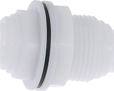Conector drept traversant fluidFIT, pentru furtun metric 10 mm