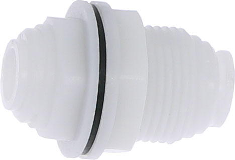 Conector drept traversant fluidFIT, pentru furtun metric 10 mm