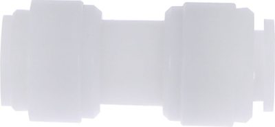 Conector drept redus pentru furtunuri metrice, fluidFIT, POM, alb