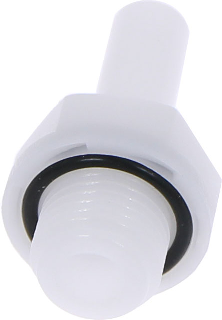 Racord drept cu filet G 1/4, tulpină 8 mm, plastic POM, fluidFIT