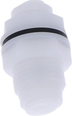 Conector drept traversant pentru furtun metric, 4 mm, fluidFIT, POM, alb