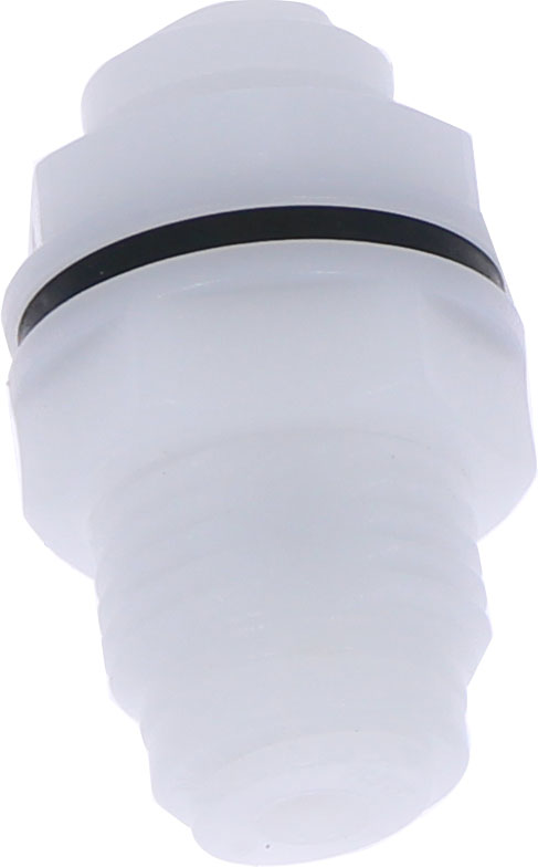 Conector drept traversant pentru furtun metric, 4 mm, fluidFIT, POM, alb