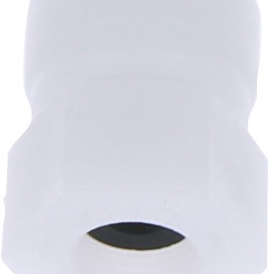 Racord drept cu filet cilindric G 1/8, pentru furtun 4 mm, plastic POM, alb
