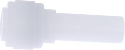 Racord drept de reducție fluidFIT, 10 mm x 8 mm, POM, alb