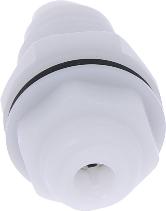 Conector drept traversant pentru furtun metric, 6 mm, plastic POM, fluidFIT