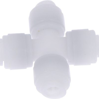 Conector tip X pentru furtun metric 6 mm, plastic POM, fluidFIT