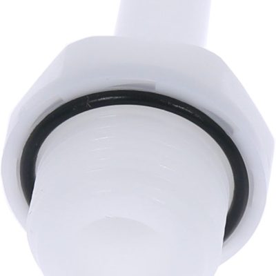 Racord drept cu filet cilindric G 1/2, fluidFIT, pentru furtun 10 mm, POM alb