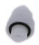 Conector drept cu filet cilindric G 1/8, pentru furtun 4 mm, plastic POM, alb