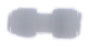 Conector drept redus pentru furtunuri metrice, fluidFIT, POM, alb