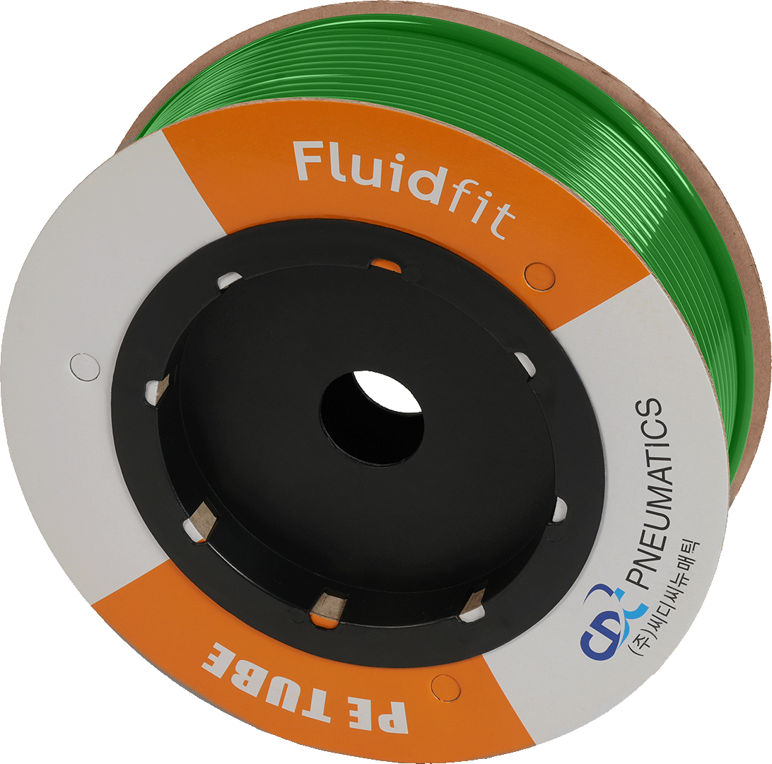 Furtun din polietilenă LLDPE, 6/4 mm, verde