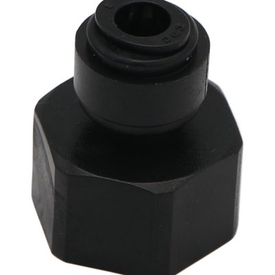 Racord drept cu filet cilindric G 5/8, pentru furtun 8 mm, POM, negru