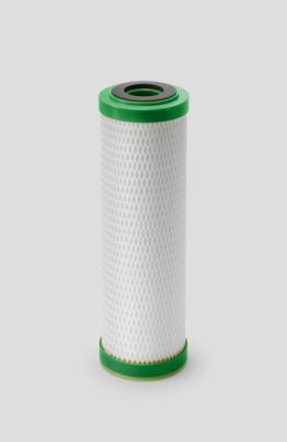 Active Carbon Block 10-CL, bloc de cărbune activ sinterizat de 9 ¾″, de înaltă performanță, pe bază de nucă de cocos (porozitate 5 µm), pentru eliminarea metalelor grele (plumbul și mercurul, a reziduurilor de medicamente și a pesticidelor)