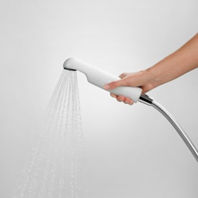 AS SHOWER - filtru de duș de unică folosință, cu membrană integrată din fibre goale, care reține 99,99999 % din bacteriile Legionella